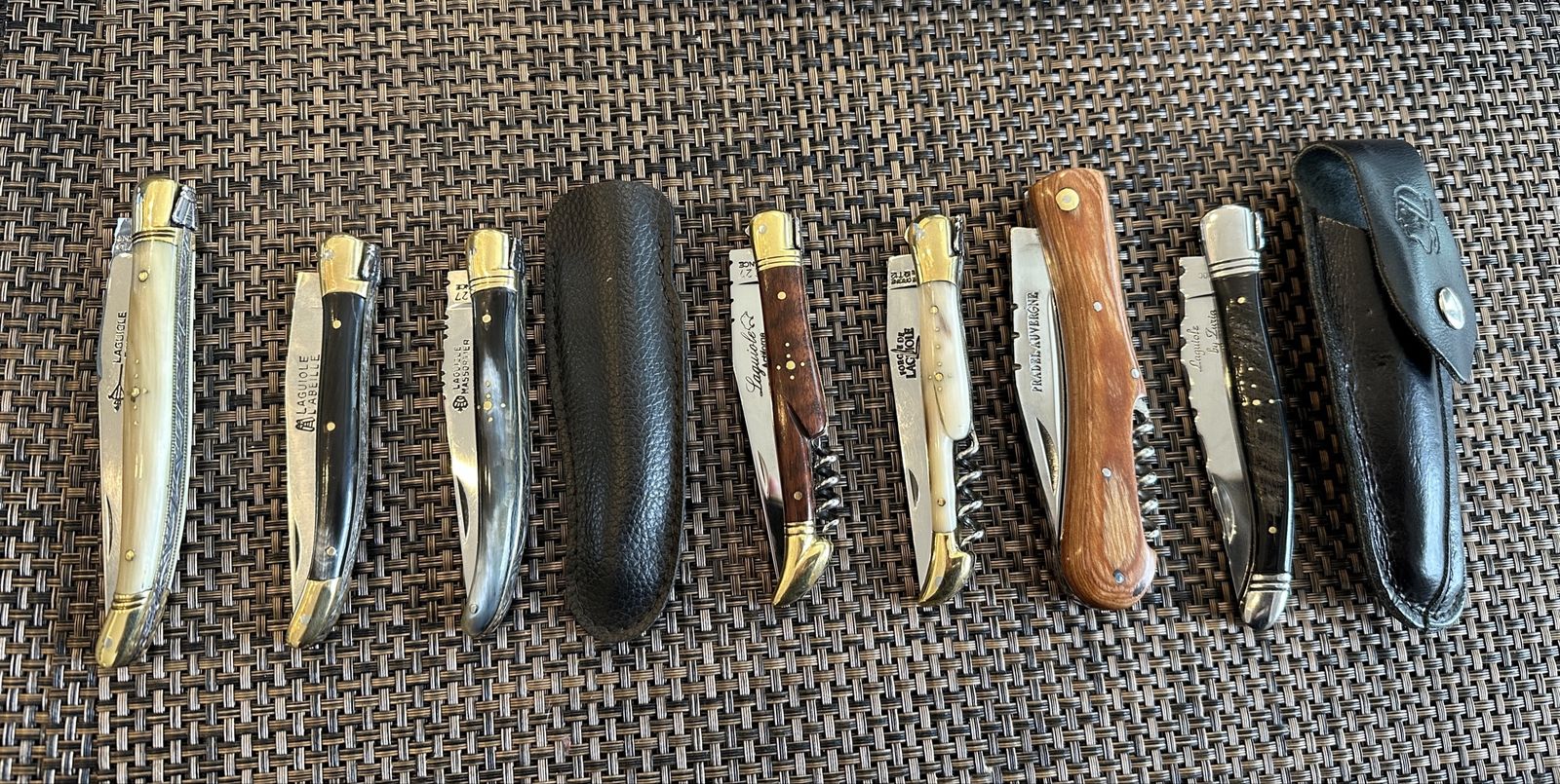 Laguiole high end vintage knife collection