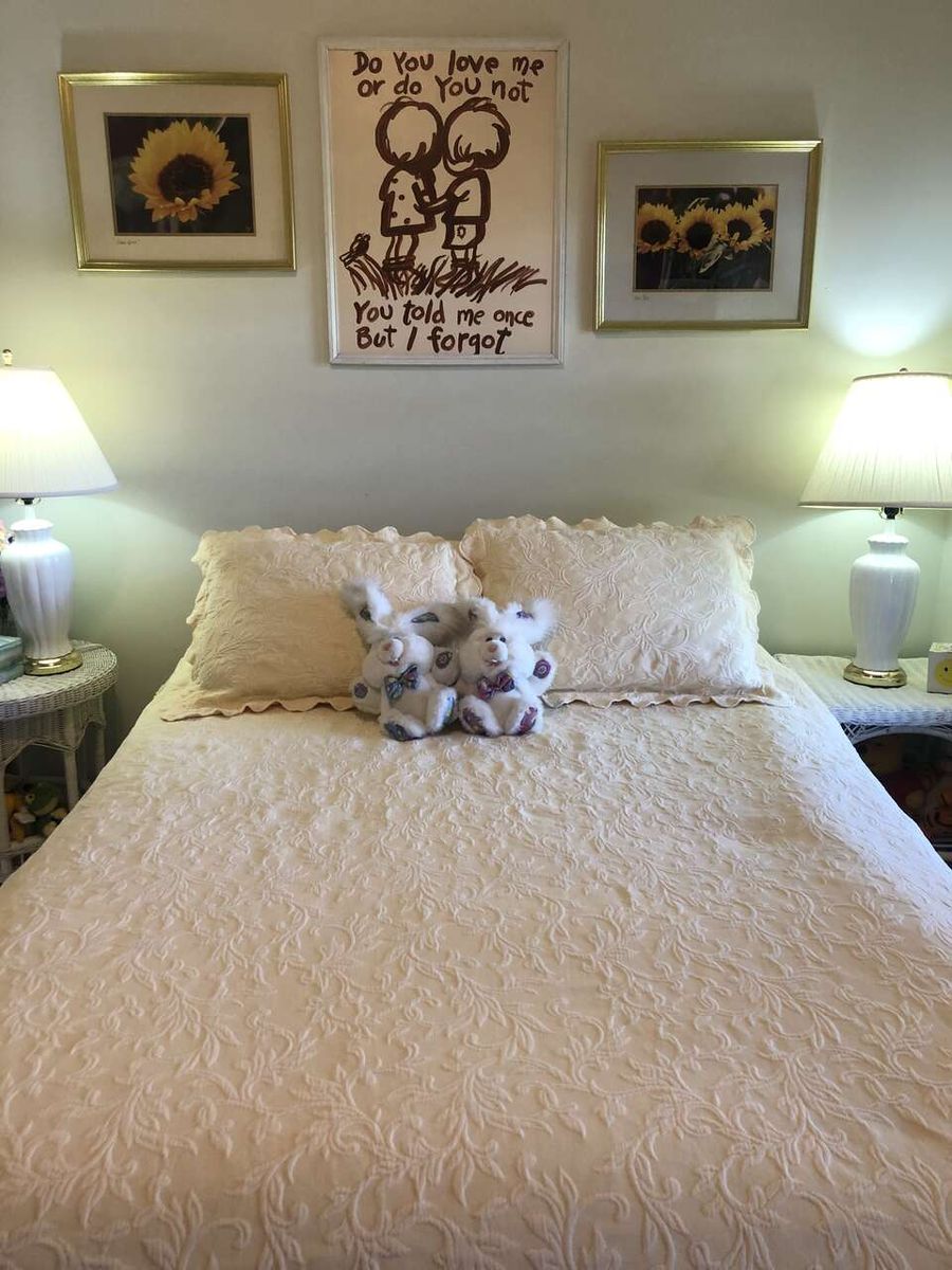 Yellow Quilted Queen Bedding Set from JC Penny's Home Collection