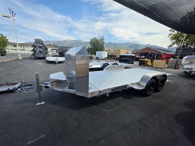 2027 Aluma 8216 (7X16) Anniversary Tilt Aluminum Car Hauler Utility Trailer