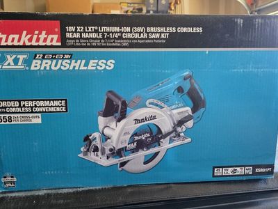 Makita 18V X2 LXT 36V Brushless Cordless Rear Handle 7-1/4" Circular Saw Kit