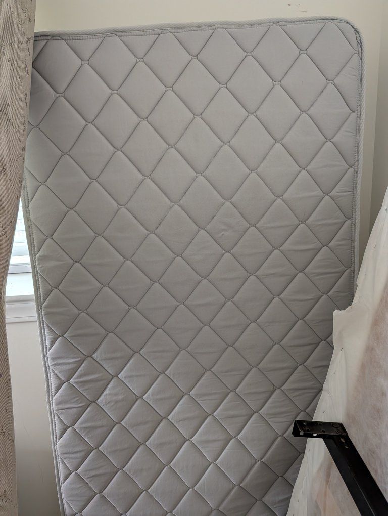 Twin Quilted Mattress Foundation Box Spring