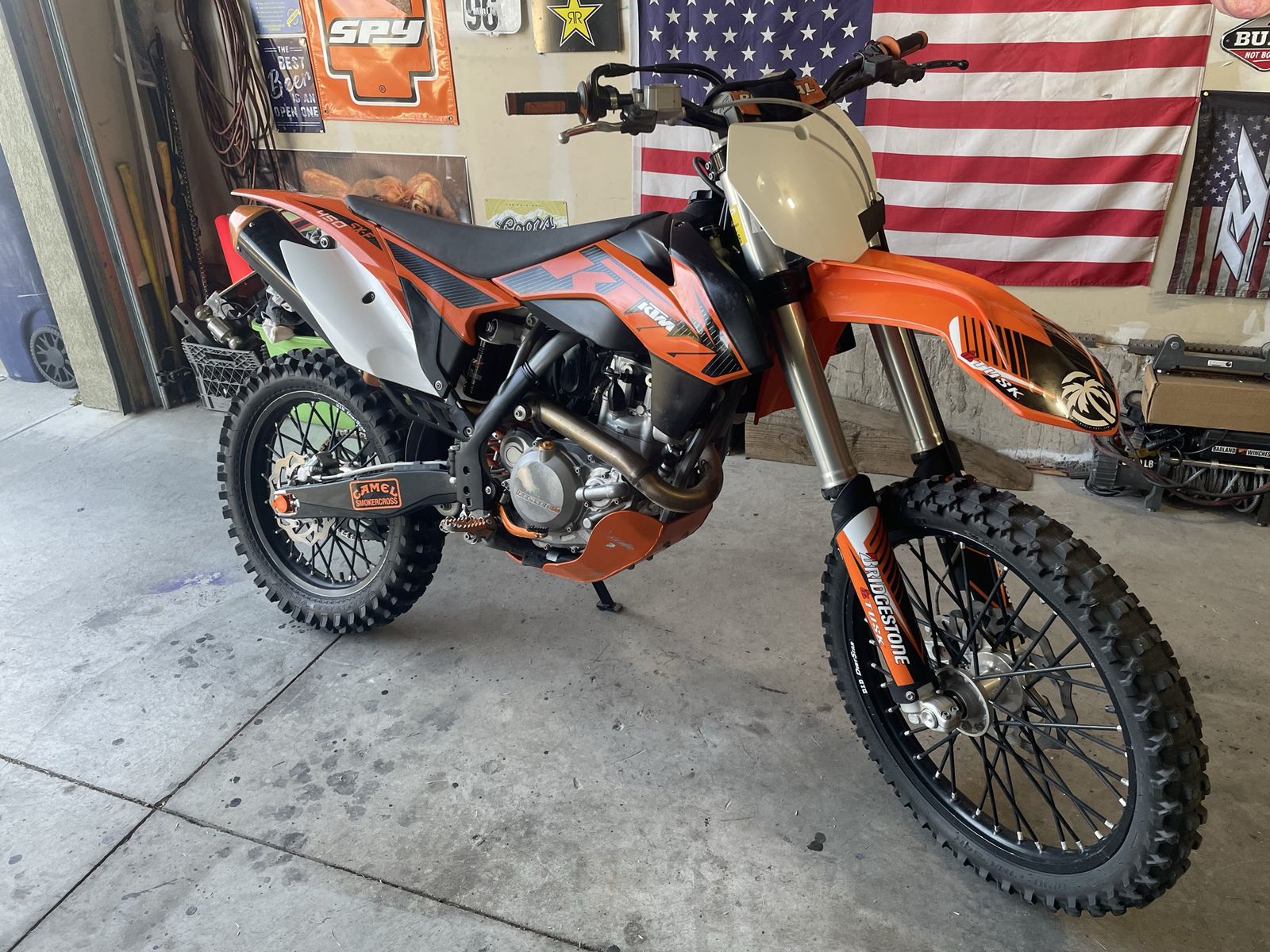 2013 ktm 450 sxf electric start, efi