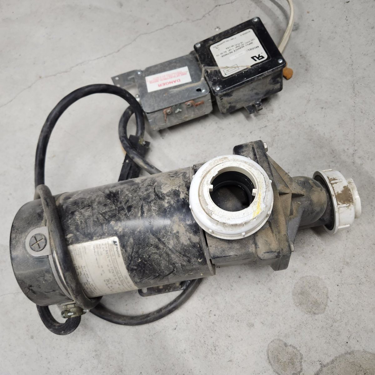 jetted tub/pool pump motor AC 3/4hp