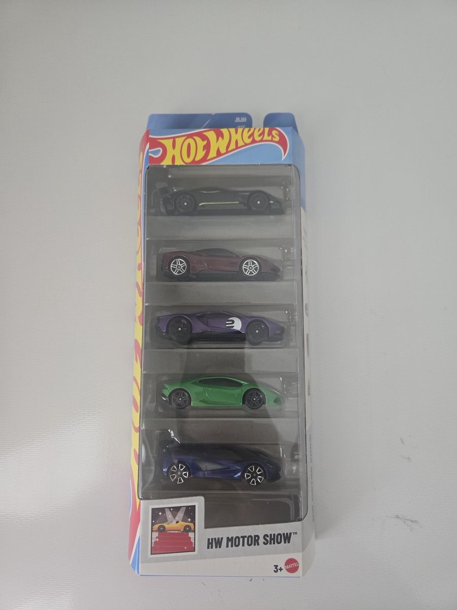 Hot Wheels HW Motor Show 5-Car Pack Die-Cast Vehicles New