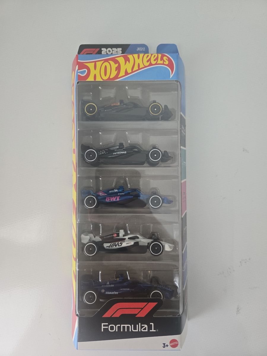 Hot Wheels Formula 1 5-Car Pack 2025 JKG12 New