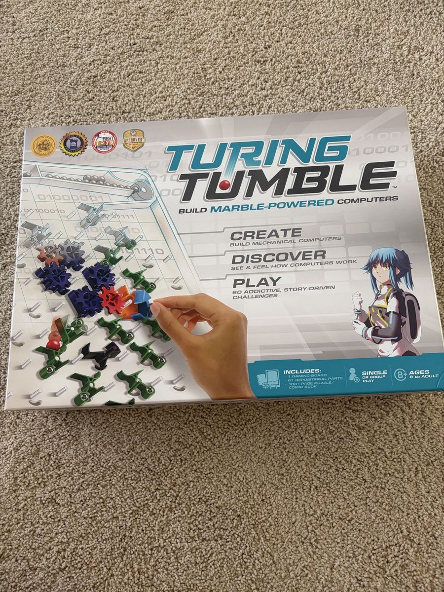 Turing Tumble: Marble-Powered Computer Game - Educational STEM Puzzle, New