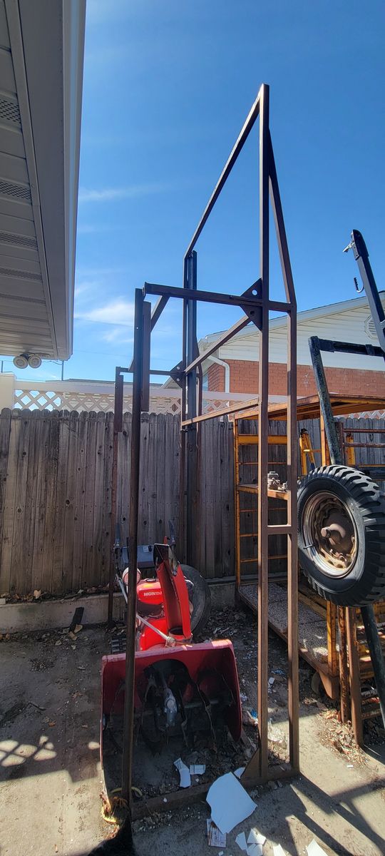 Lumber / Plumbers rack for 8' pickup bed