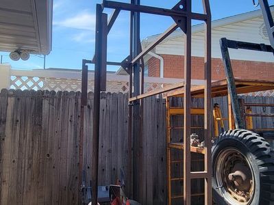 Lumber / Plumbers rack for 8' pickup bed