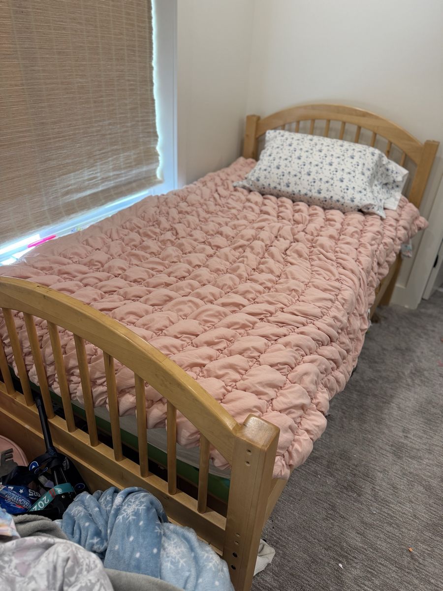 Twin Size Solid Wood Bed Frame