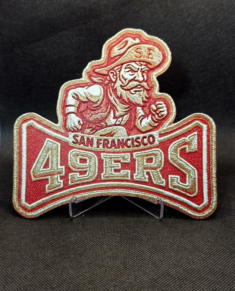 Vintage San Francisco 49ers NFL Football Logo Gold Miner