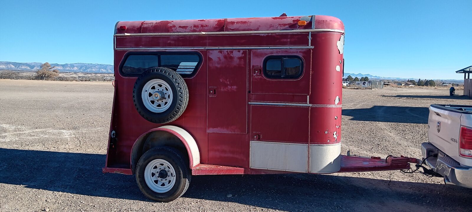 Charmac two horse trailer