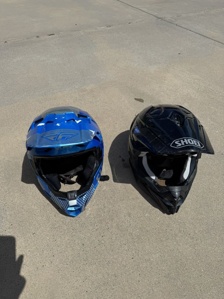 Shoei and Fly Helmets