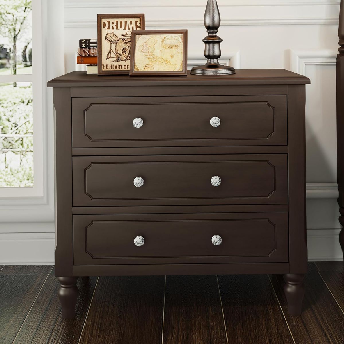 New Brown Nightstand/Bedside Table