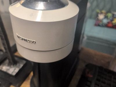 Nespresso VertuoPlus Coffee & Espresso Maker by De'Longhi - Black/White Single Serve Brewer