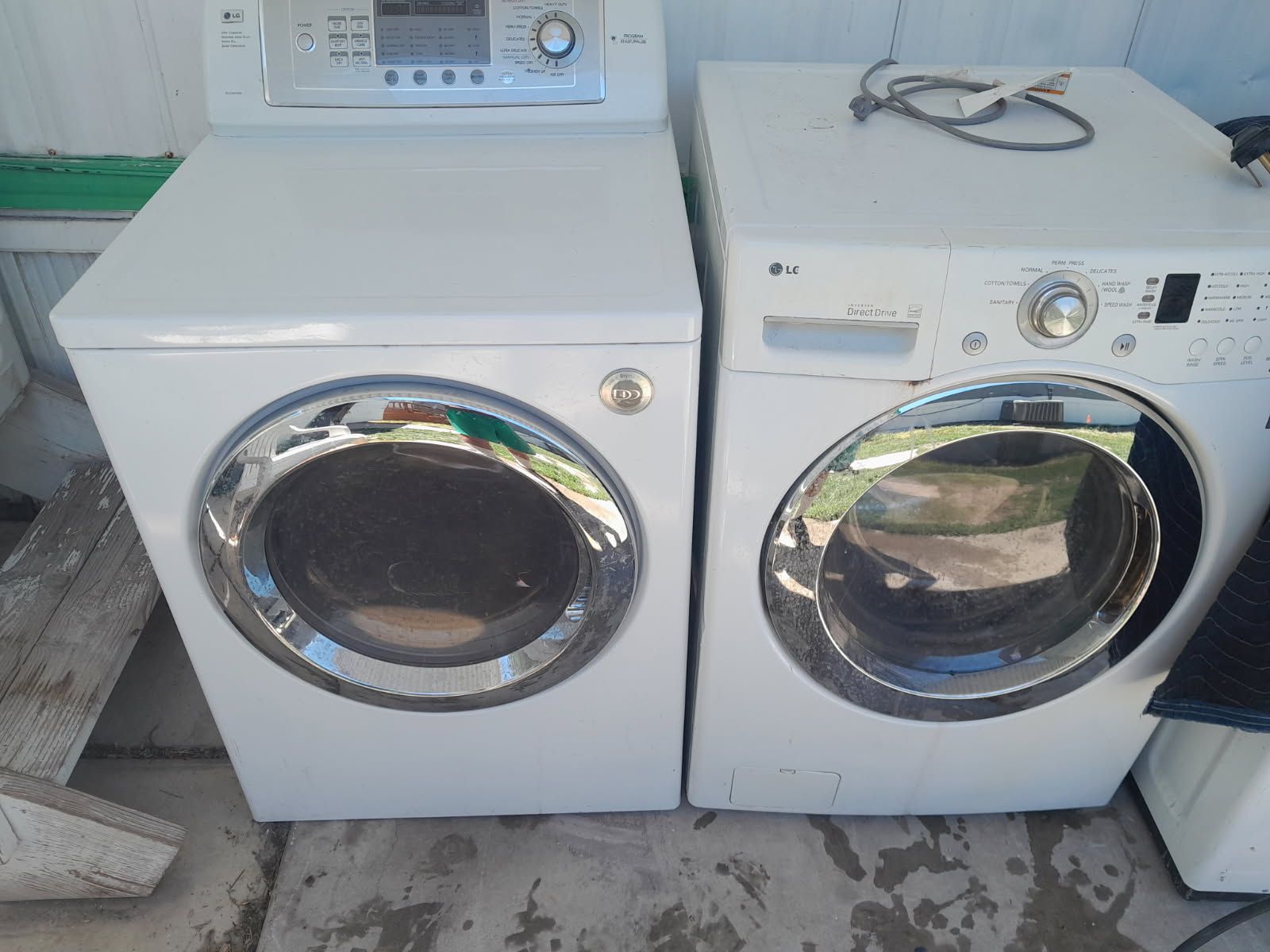 Nice LG Front Load Washer and LG Electric Dryer