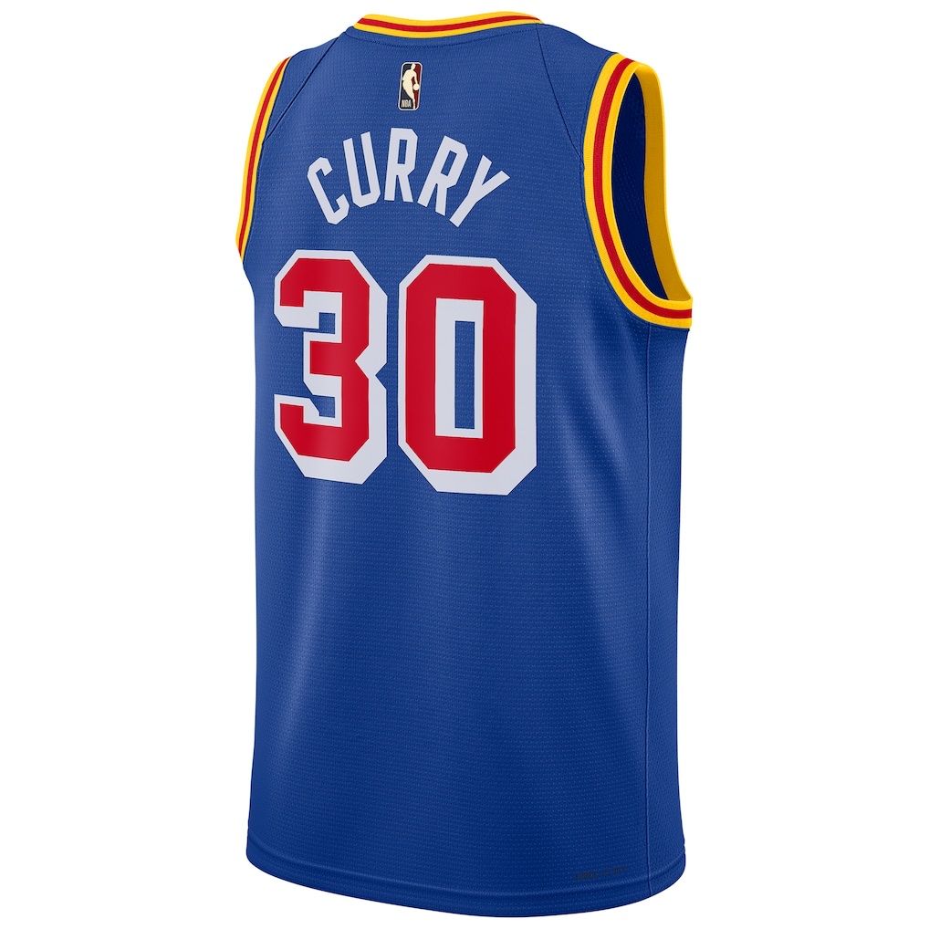Stephen Curry #30 | 4XL | Golden State Warriors 75th Anniversary Jersey | Blue | MOJ090