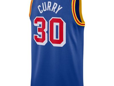 Stephen Curry #30 | 4XL | Golden State Warriors 75th Anniversary Jersey | Blue | MOJ090