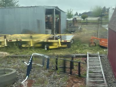 2 pull behind wagons