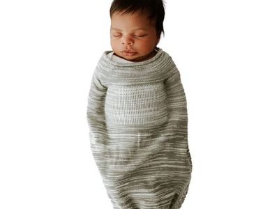 Swaddelini Swaddle Sleep Sack - Grey, Size Small (6-12 lbs)