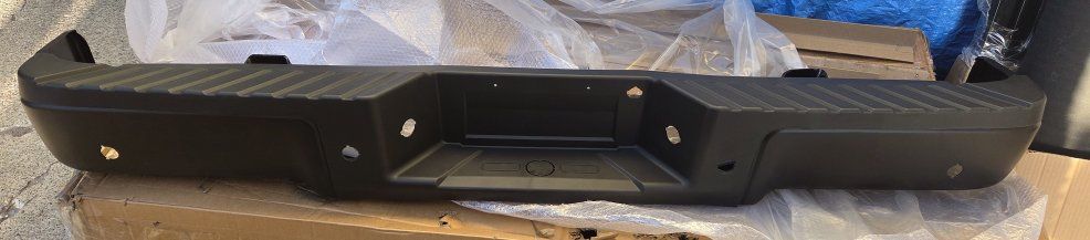 ford F-150 2009-14 rear step bumper black