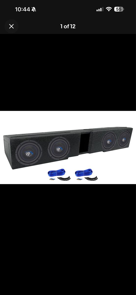 2007-2026 Chevy crew cab sub box with subwoofers
