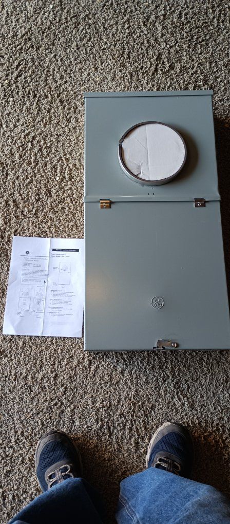 New 200 amp electrical meter / main pannel $150.00
galvanized mast pipe.