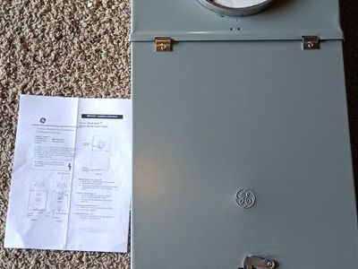 New 200 amp electrical meter / main pannel $150.00
galvanized mast pipe.