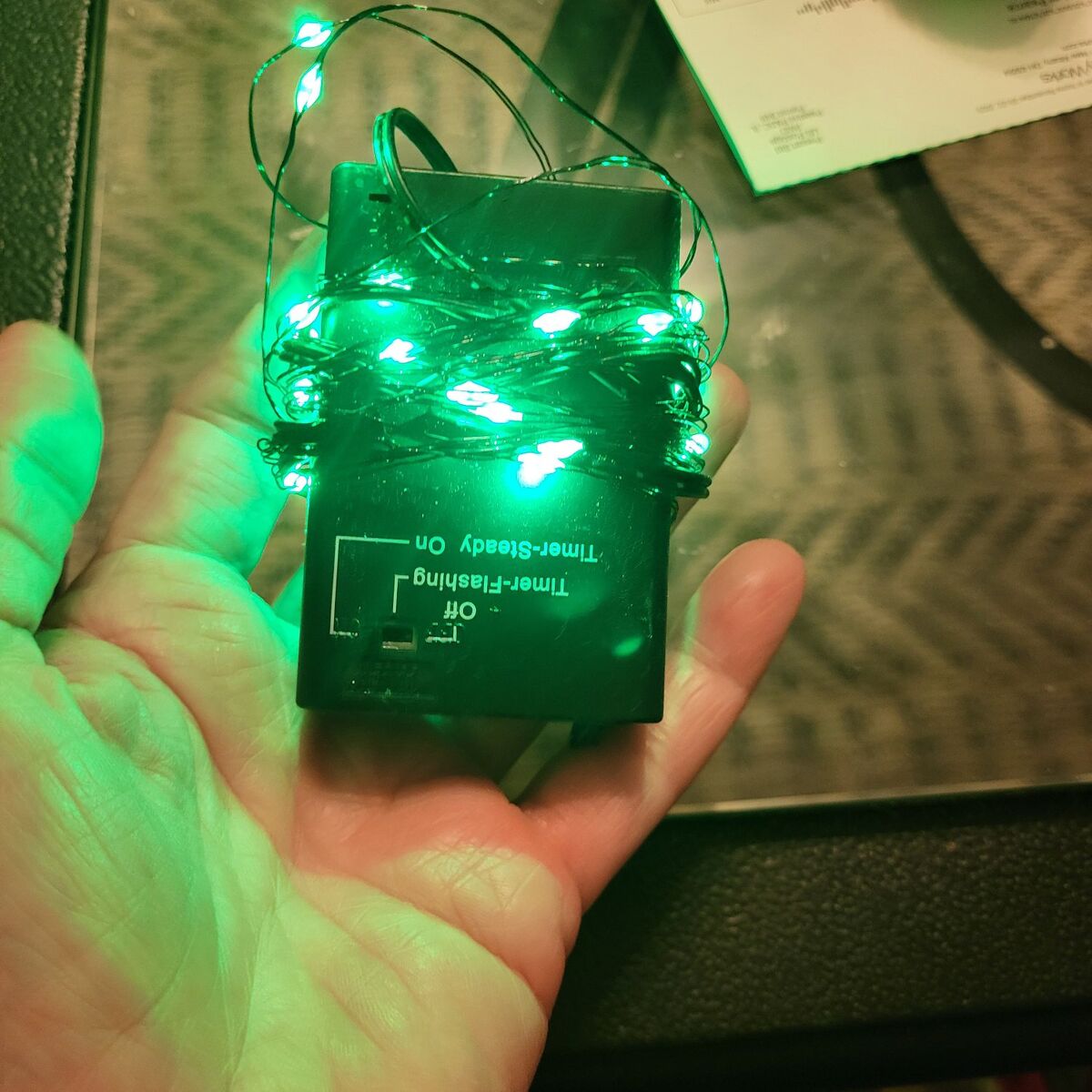 Mini Green String Fairy Lights