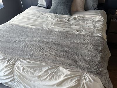 Grey Headboard including Frame