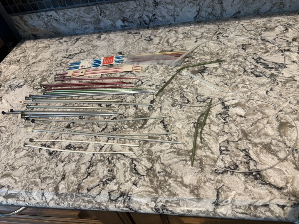 Assorted Knitting Needles