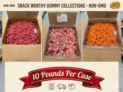 Warehouse Closeout Deal Premium Candy Cases Regular Website Price~$200 Per Case~Our Liquidation Price $40 for 10 pounds