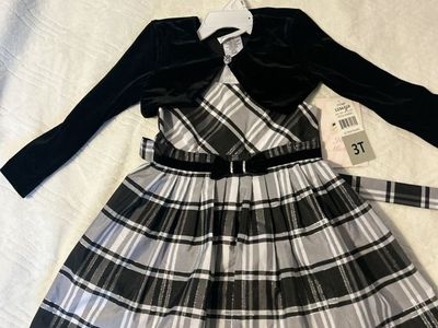 Black And Silver Dress 3t