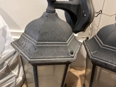 Three Outdoor Light Fixtures