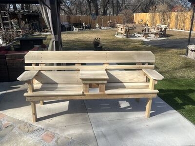 Hand Crafted Solid Wood Bench