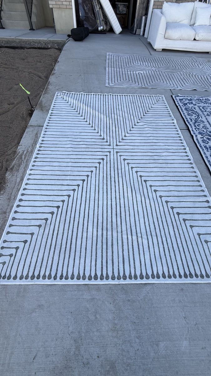Ruggable 5’ x 7’ Rug System + 2 Washable Covers