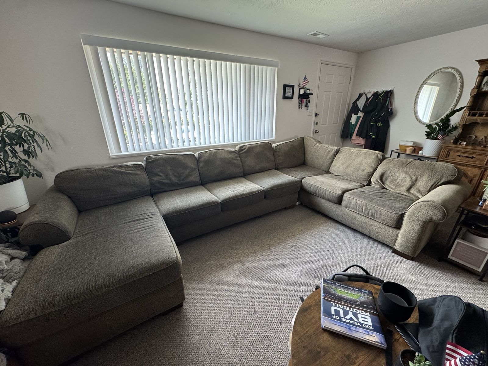 SECTIONAL COUCH FOR SALE. Good condition, super comfy, $314 OBO!