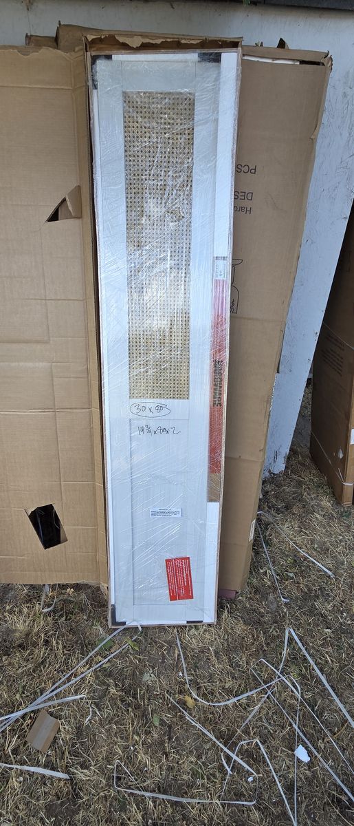 Unfinished Wood and Paneled Doors Lot - Various Sizes