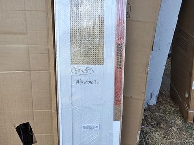 Unfinished Wood and Paneled Doors Lot - Various Sizes