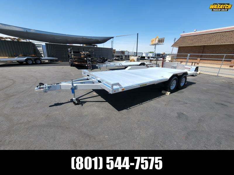 2026 Aluma WB18H 10K Wide Body ATV/Flatdeck (8X18) Utility Trailer