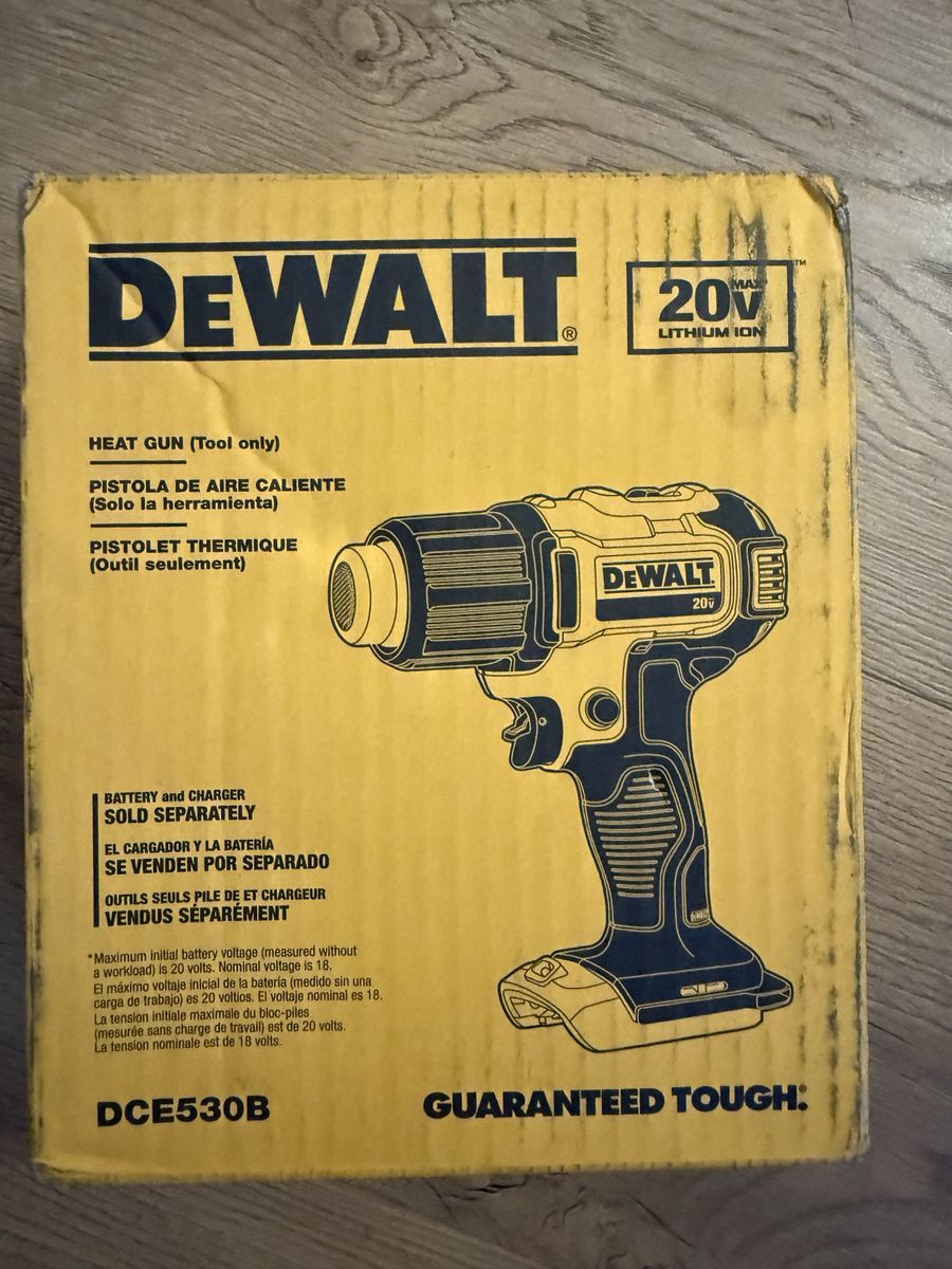 DEWALT DCE530B 20V MAX Cordless Heat Gun Tool Only