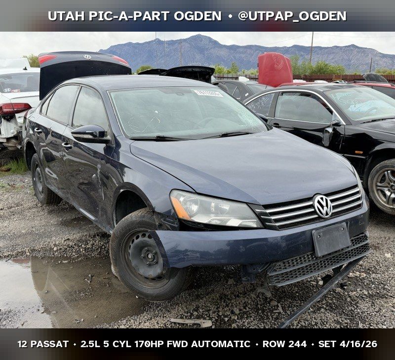 2012 Volkswagen Passat Parts - UTPAP Ogden