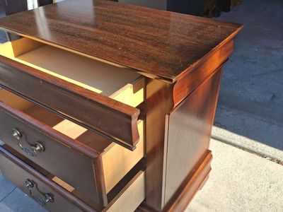 extra tall pine wood 3 drawers dresser