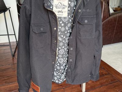Tobacco Motorwear California Riding Shirt kevlar XL $200