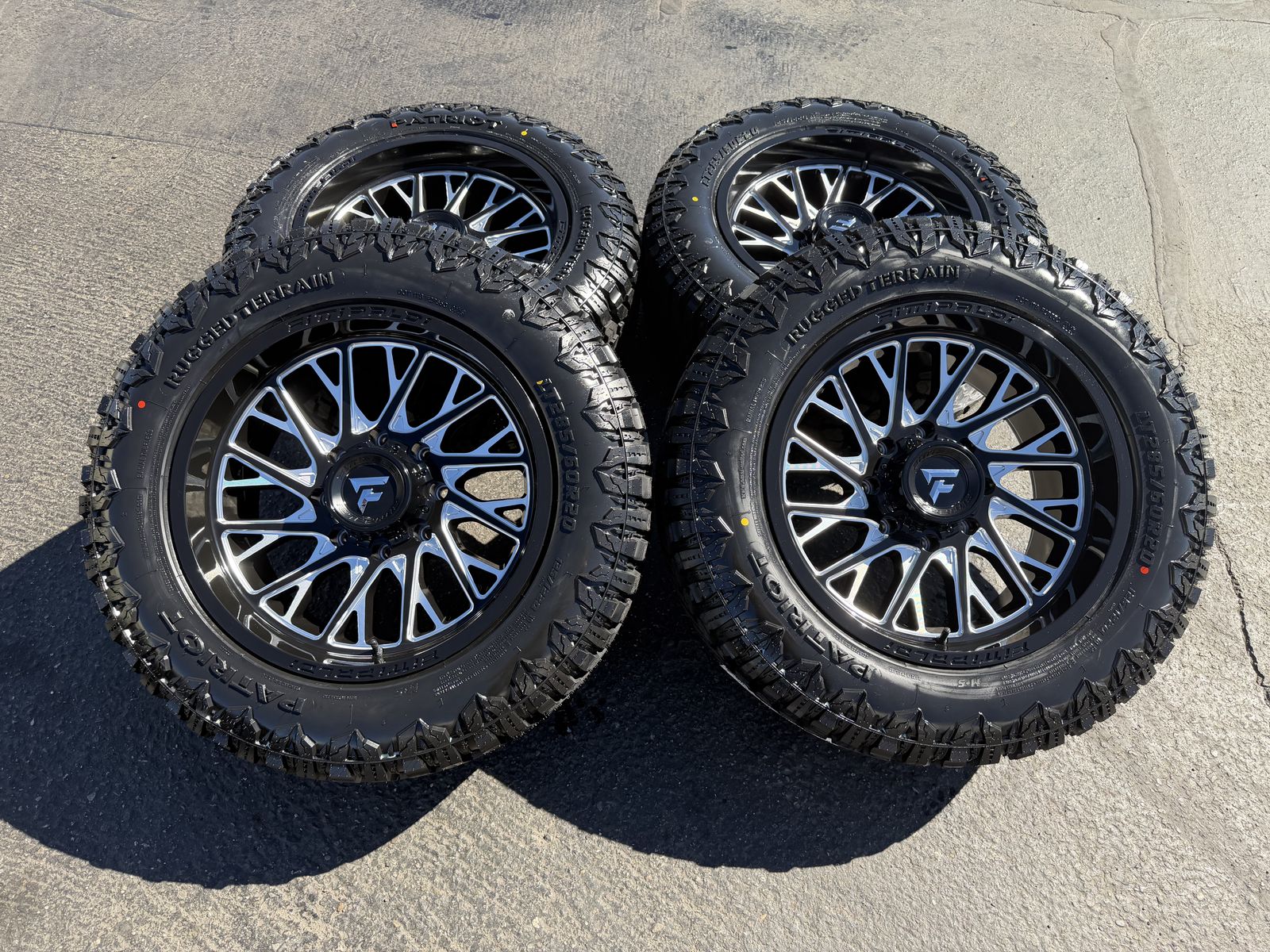 New LT285/60r20 RT Fittipaldi FA08 8x180 Chevy GMC