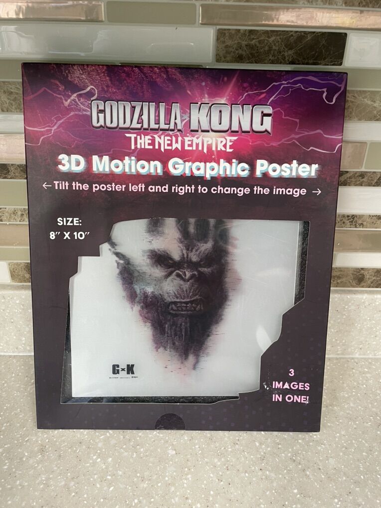 Godzilla X Kong 3D Motion Graphic PosteR 8