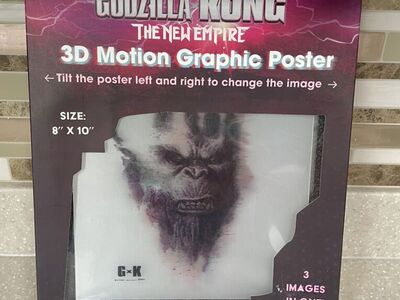 Godzilla X Kong 3D Motion Graphic PosteR 8