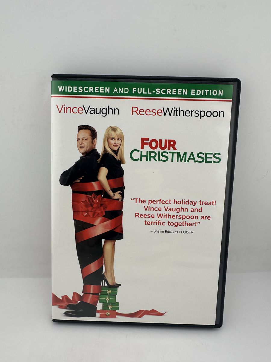Four Christmases DVD Vince Vaughn Reese Witherspoon Comedy Movie