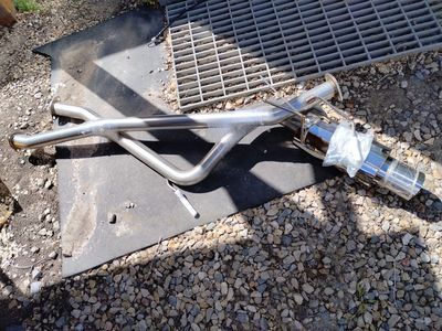 CAT BACK EXHOUST W/BOLTS AND GASKETS