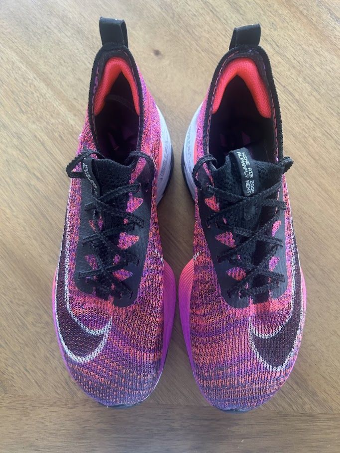 NIKE AIR ZOOM ALPHAFLY NEXT% FLYKNIT RUNNING SHOES