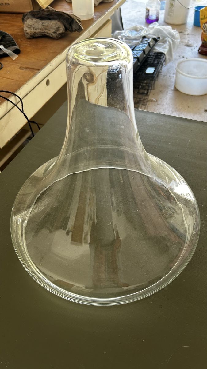 Large lovely Clear glass Lamp Shade